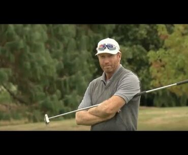 Grant Waite with the GP Putter