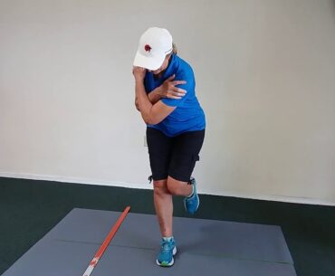 Single Leg Balance in Golf Posture with Torso Turn