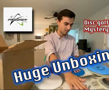 Huge disc golf mystery box opening from prodigy!