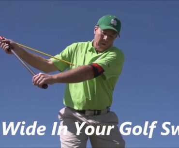 Wider Golf Swing