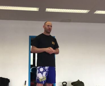 Takedown from behind, with Amnon Darsa at Expert Camp, day 5, Institute Krav Maga Netherlands.