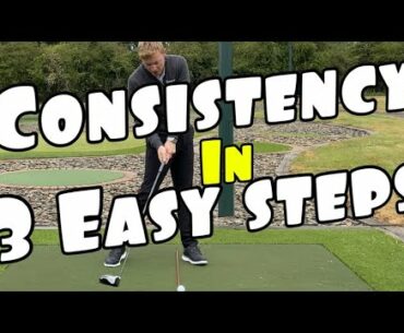 3 EASY STEPS TO A CONSISTENT GOLF SWING