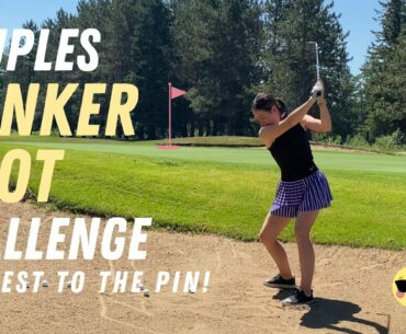 COUPLES BUNKER SHOT CHALLENGE- SAVANNAH MEYER-CLEMENT