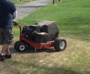 Aeration of 7th Tee