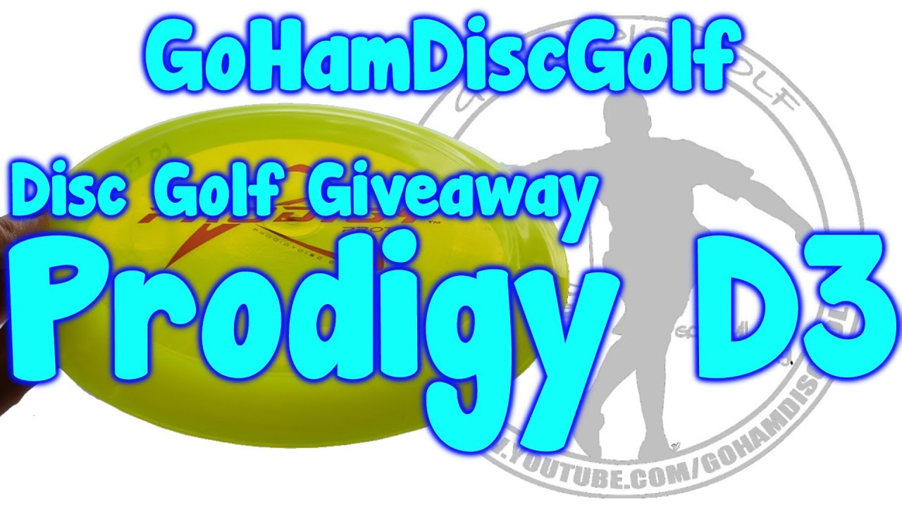 Disc Golf Giveaway: Prodigy D3 Disc Golf Giveaway: Prodigy D3