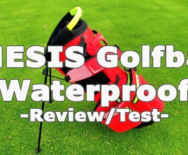 Review / Test Decathlon INESIS Waterproof Golfbag - MyGolfBlog Vlog