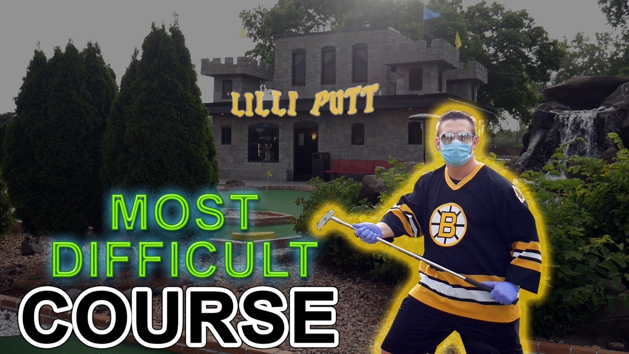 THE HARDEST MINI GOLF COURSE WE HAVE EVER PLAYED THE HARDEST MINI GOLF COURSE WE HAVE EVER PLAYED