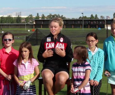 Brooke Henderson Olympic Team Unveiling and Junior Clinic