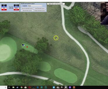 Action PC Golf - Custom Course Layout - tees and pins