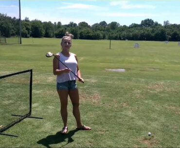 Wife Hits Golf Balls...