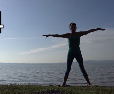 Yoga per il golf  posture in piedi