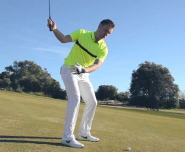 Golf Tips: How to play the ball below your feet