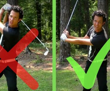 How to Shorten Your Backswing with this REALLY EASY TIP