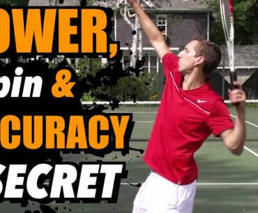 Power, Spin, and Accuracy Secret - There is no Spoon - Tennis Lesson
