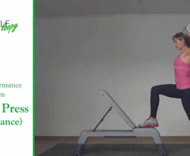 Golf Strength Exercise - Curl to Press (Split Stance)