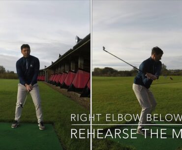 The right elbow in the golf swing