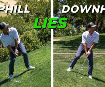 Top Tips to Hit Uphill and Downhill Lies on the Golf Course