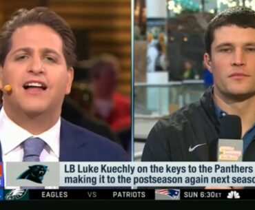 LB Luke Kuechly on head Coach Ron Rivera's press conference T shirts