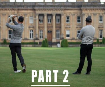 CAN WE BEAT 59??? | Golf Scramble course vlog with a CHALLENGE TOUR PRO!!! | Back 9...