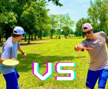 Disc Golf Backhand vs Forehand Challenge