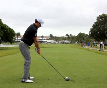 Rory McIlroy tees off - 18th hole WGC Cadillac Championship, Doral