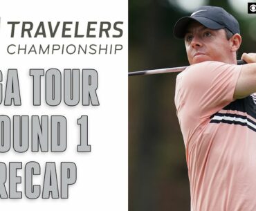 PGA Tour Round 1 Recap of Travelers with Rory McIlroy tied for 2nd | CBS Sports HQ