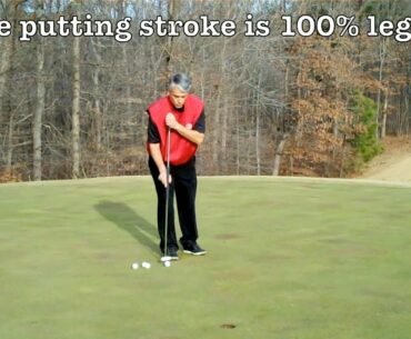 Face on Putting / Side Saddle Putting technique whit the GP putter.