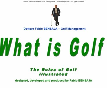 www.bensaja.com Fabio BENSAJA golf history rules how it works what is golf game sport
