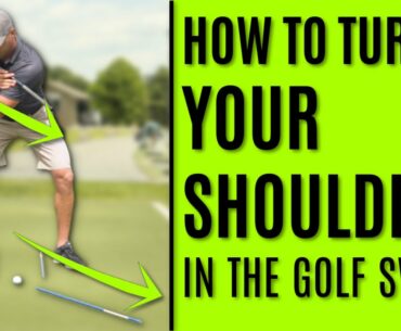 GOLF: How To Turn Your Shoulders In The Golf Swing