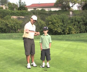 Golf Drills Free Golf Lessons Golf Putting Drill With Yard Stick.mov