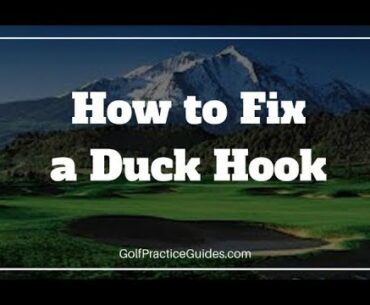 How to Fix a Hooking Golf Swing (Duck Hook) - Nick Foy Golf