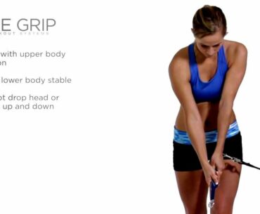 Core 12 - Narrow Lunge Stance - Core Grip Golf (Female)
