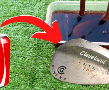 Can Coca Cola REFURB Your Old Rusty GOLF CLUBS!?