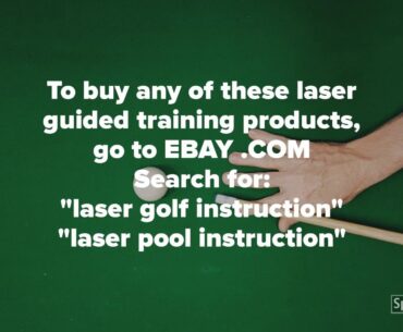 LASER TRAINERS FOR GOLF AND POOL