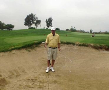 Sand Shot - Use a 6 iron to get the ball out