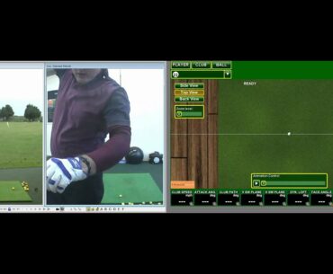 Chopper Woods hitting Narrowing the Stance with the shorter Irons