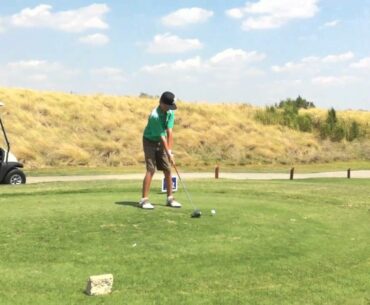 Devon Tees Off at his 1st Tournament