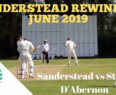 SANDERSTEAD VS STOKE D"ABERNON: 10 Minute Surrey Championship Cricket Highlights From JUNE 2019