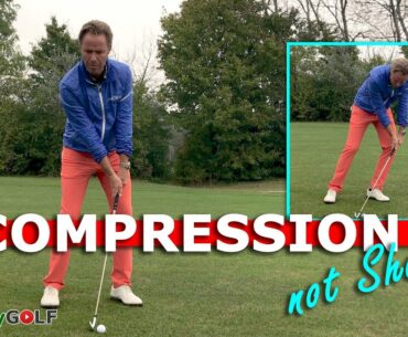 More compression in your golf swing and NOT make a shank