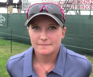 Junior golfers Jordan Keyser, Samantha Smith at First Tee Pebble Beach