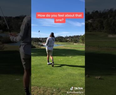 Joey Vrzich Tees Off Hole 17 at Crosby