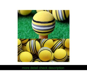 Buy50Pcs EVA Foam Golf Balls Yellow Rainbow Indoor Outdoor Training Practice Sponge  golf Practice