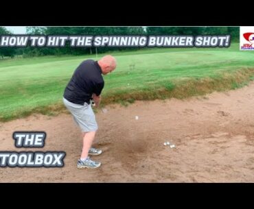 HOW TO HIT THE SPINNING BUNKER SHOT | THE TOOLBOX | PHIL