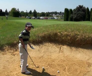 Play Different Distances From Bunker - How I Play Golf (Ethan Chung)