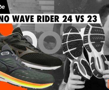 Mizuno Wave Rider 24 vs 23 Comparison Shoe Review | Sportitude
