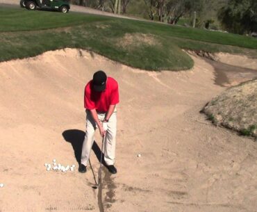 How to hit the Golf Ball out of the Sand Trap-JohnDahlGolf.com