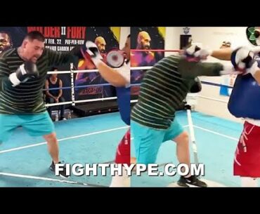 ANDY RUIZ LIGHTNING FAST RIGHT HAND & HEAVYWEIGHT POWER; DROPPING WEIGHT TO TRAIN ALONGSIDE CANELO
