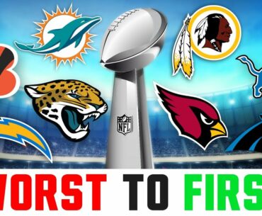 Which NFL Team Has The Best Chance To Go From WORST To FIRST In 2020?