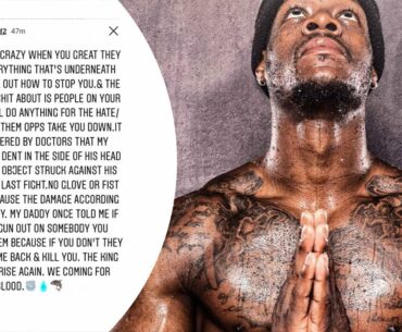 Doctors Find Dent On Deontay Wilder's Head After Rematch With Tyson Fury According To Wilder Brother