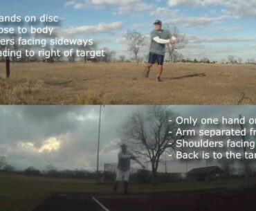 Disc Golf New Throwing Mechanics Analysis #1
